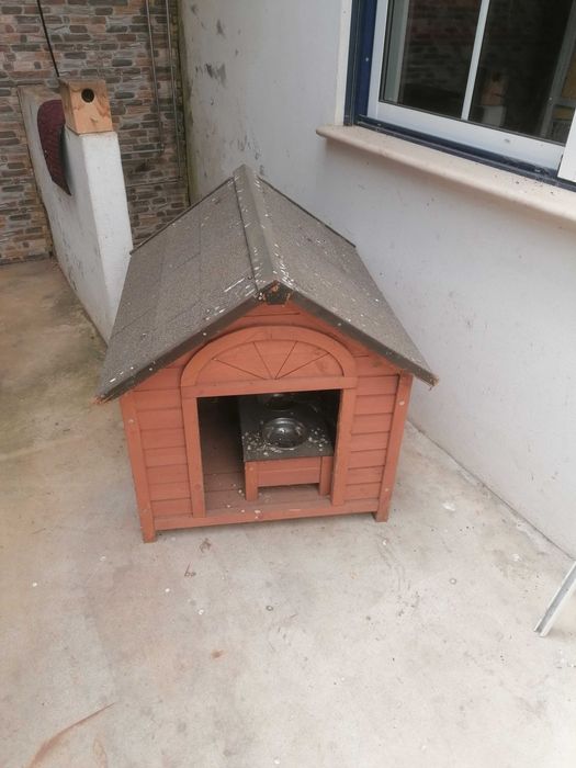 Casota de madeira para cães