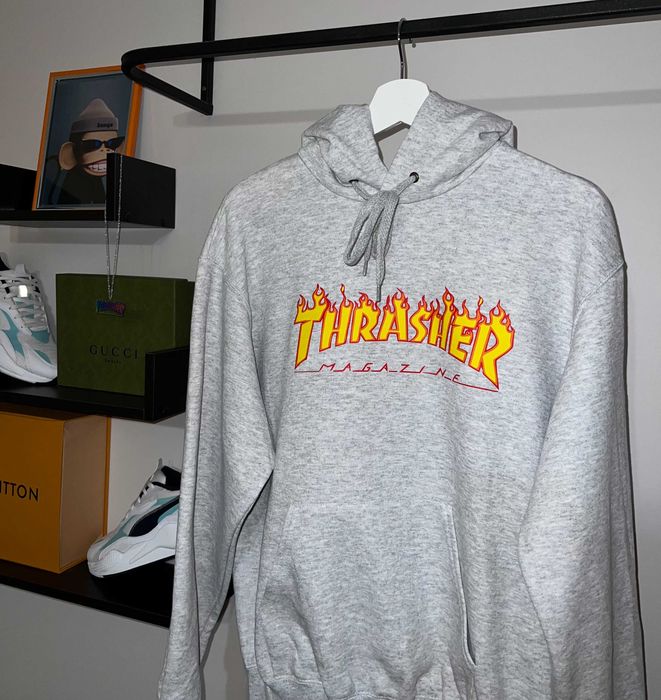 Худі THRASHER (сірого кольору)