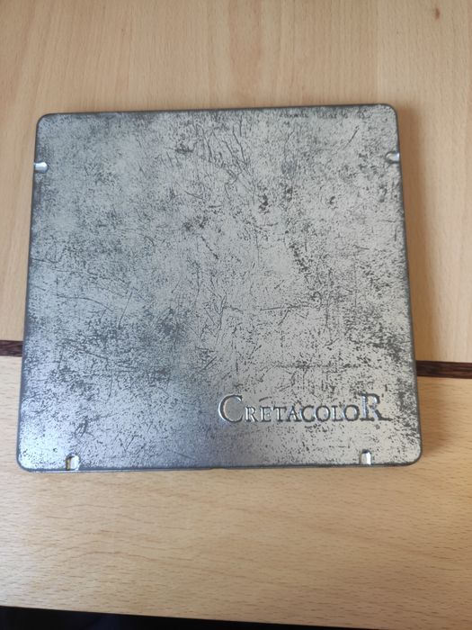 Cretacolor caixa metal  lápis carvão vegetal
