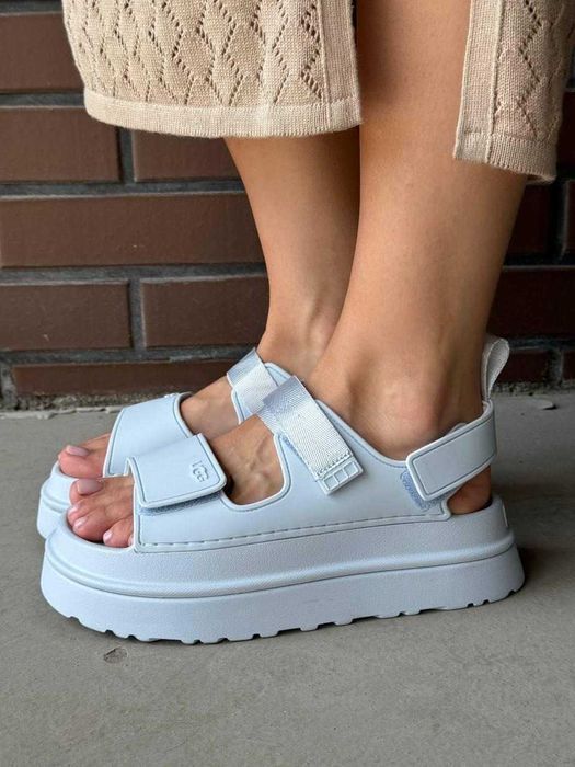Босоножки/Босоніжки Ugg Goldenglow Sandals White Blue Оригінал / Сандалі  Угги/Угг/Уггі
