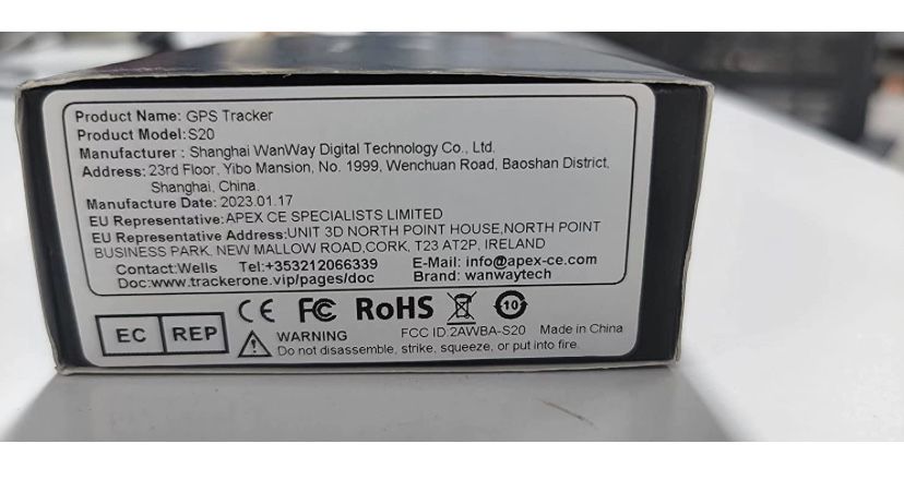 WanWayTech GPS Tracker, Real Time Tracking 6000mAh