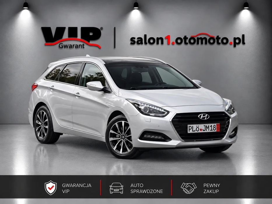 Hyundai i40 2016_FLL_1,7D_141KM_Automat_Panorama_Xenon_Kamera Navi_Skóry_Gwarancja