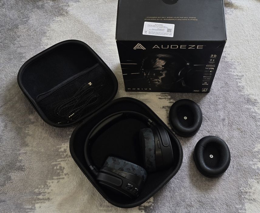 Audeze Mobius Carbon słuchawki bluetooth 200-MB-1118-01 + akcesoria