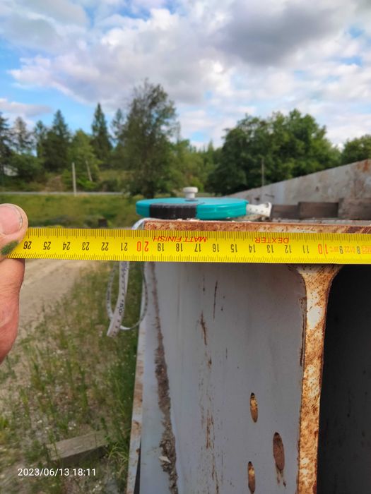 Dwuteownik stalowy HEB 610/200/9700 - Konstrukcja Hali OKAZJA ! Kraków