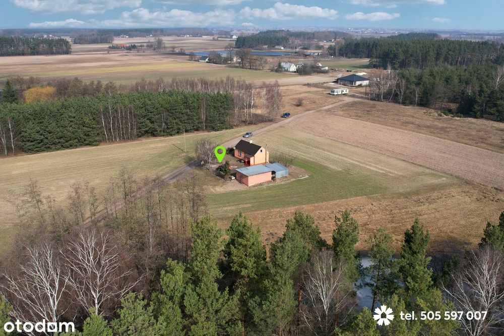 [REZERWACJA] Siedlisko pod lasem, działka 3808 m2, leśniczówka