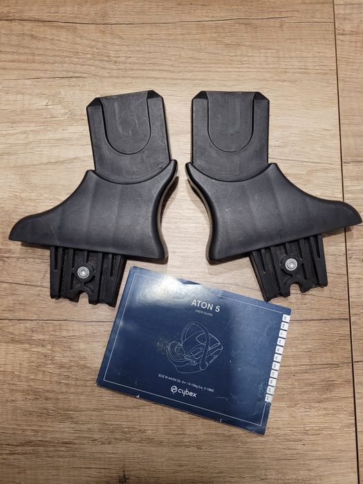 Fotelik Cybex Aton 5 + baza isofix oraz na pasy + adaptery do wózka