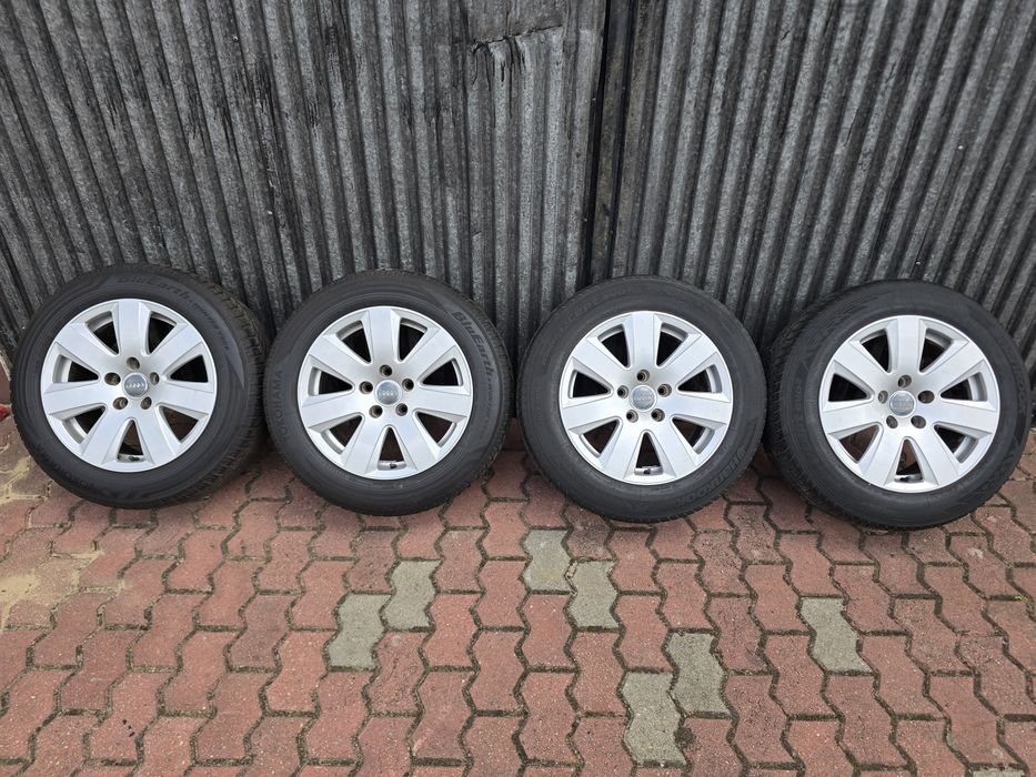 Felgi z oponami 205/60R16 Audi A6 C6 5x112 A4 B7 B6 B5 A3 TT VW Caddy Passat Beetle Golf Seat Leon
