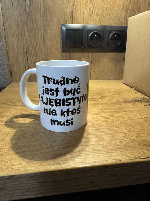 Kubek ceramiczny dla chłopaka mężczyzny. 330 ml nowy