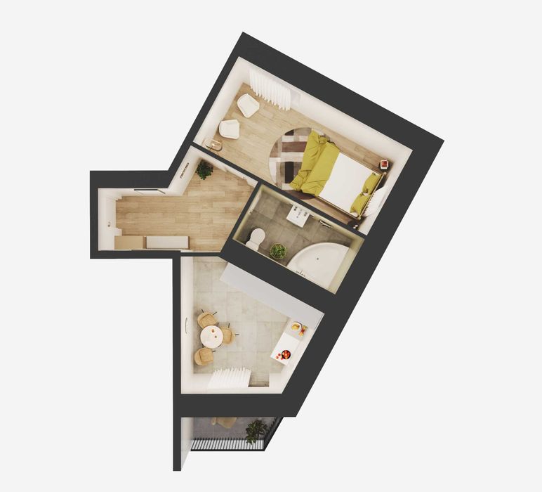 1 - кімнатна квартира