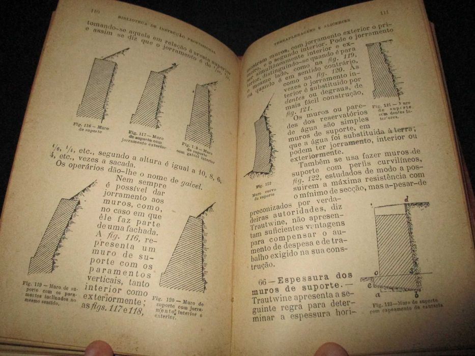 Livro Terraplenagens e Alicerces Biblioteca Instrução Profissional