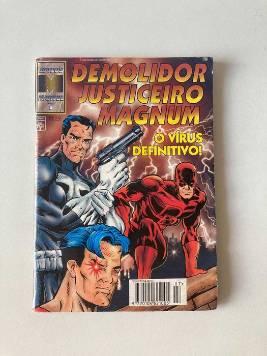 Demolidor Justiceiro Magnum - Épicos Marvel Nº7 (1995) HQ PT/BR