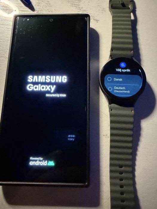 Samsung s 23 ultra oraz samsung watch 7