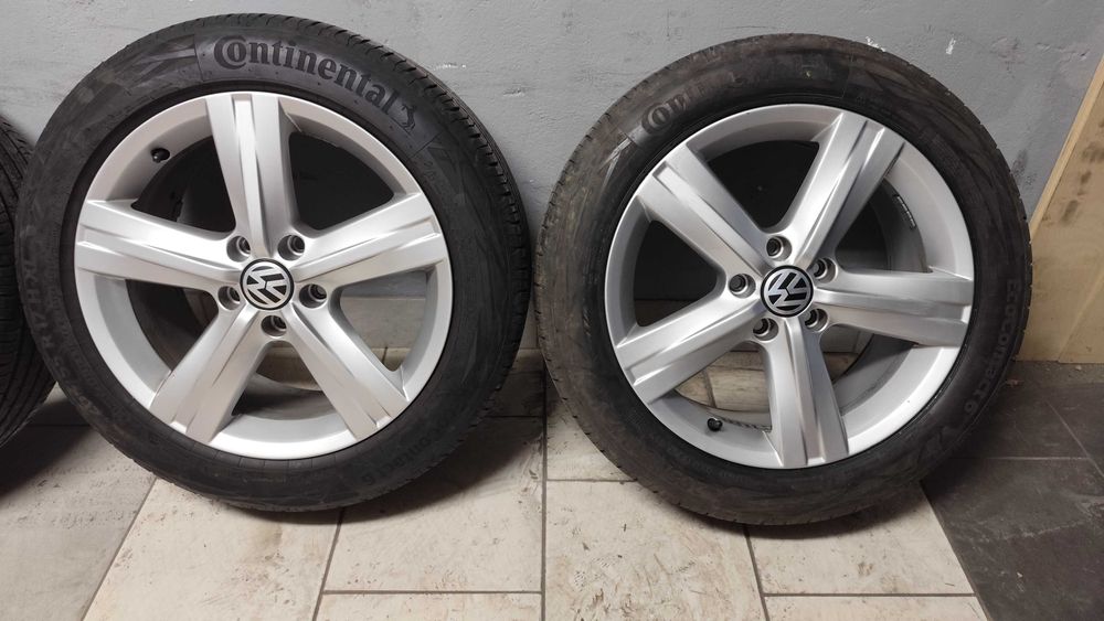 Alufelgi koła felgi 17" 5x112 Oryginał VW passat Golf ,Audi+opony lato