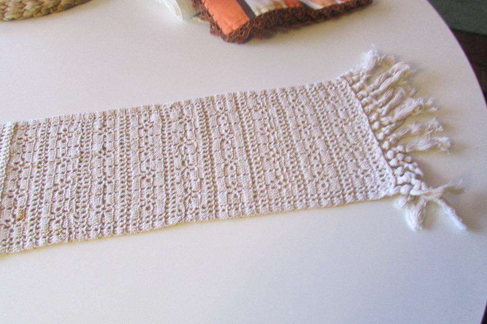 Napaeron realizado em crochet