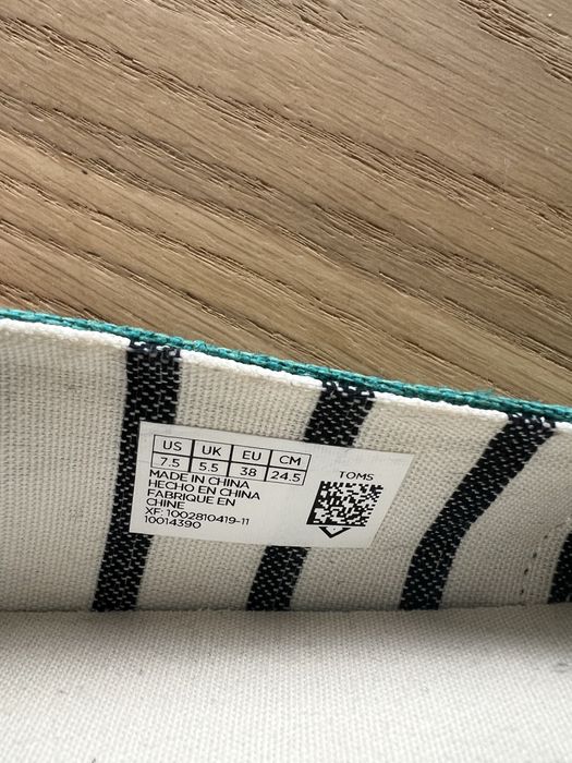 Espadryle TOMS roz. 38