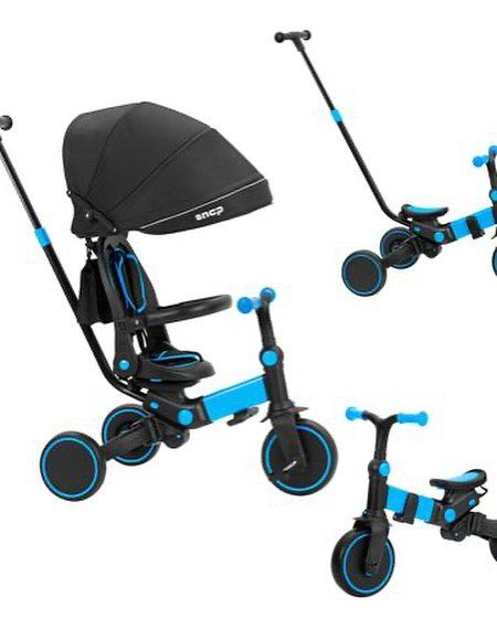 Велосипед коляска велобіг 3 в 1 Батьківська ручка Складається беговел