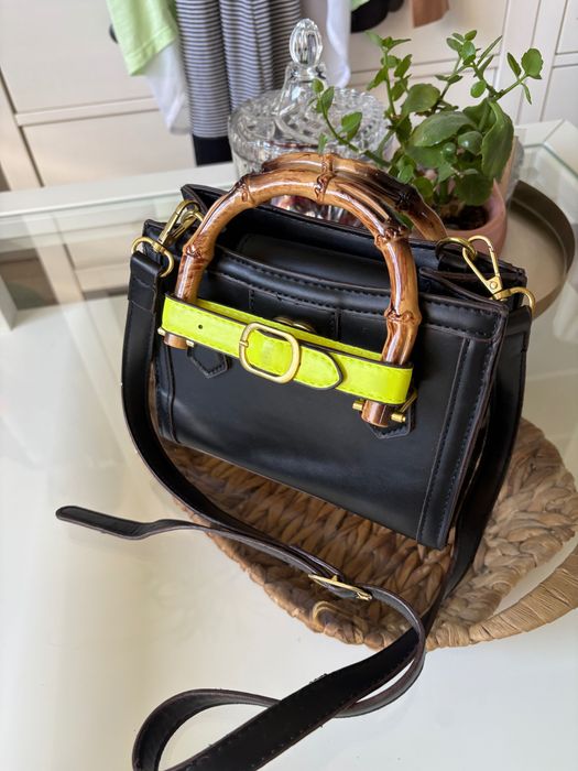 Torebka Vintage kuferek listonoszka crossbody w stylu Gucci