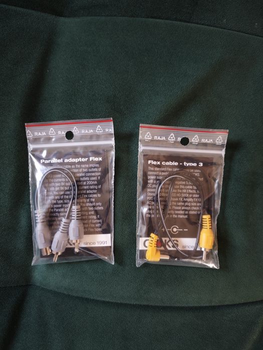 Cabos Cioks Flex type 3 e parallel adapter