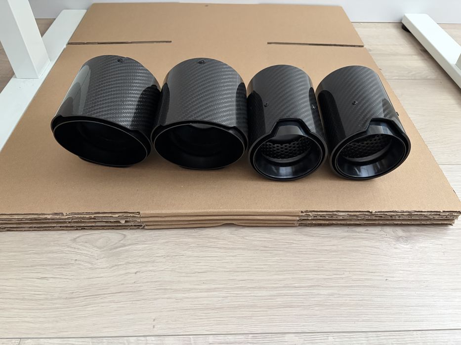 Koncowki wydechu ala carbon bmw