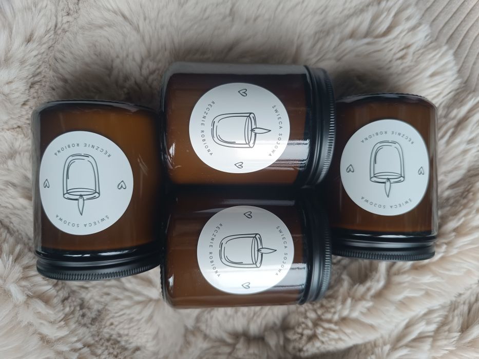 Świeczka sojowa 250ml - pomarańcza