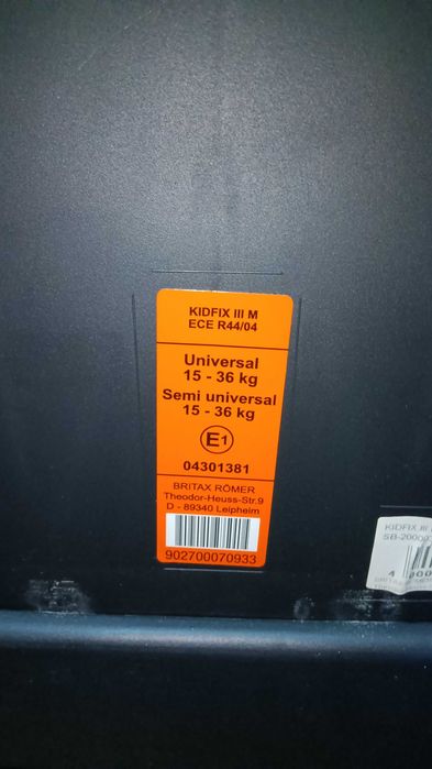 Cadeira Isofix britax römer