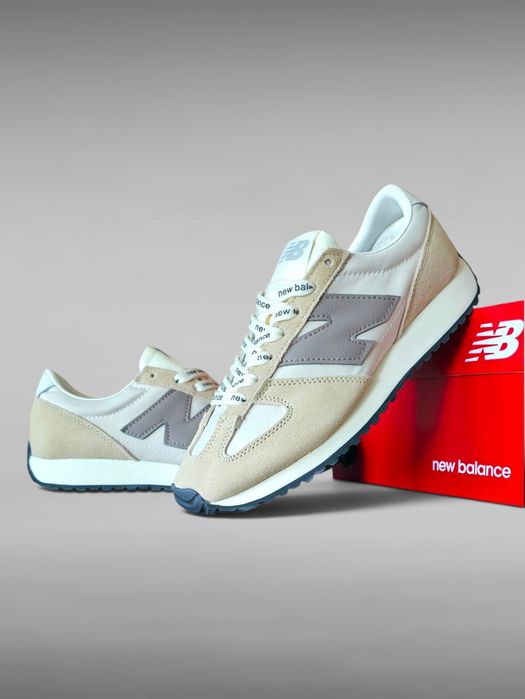 Жіночі ~ підліткові демісезонні кросівки з натуральної замші New Balance 471 Sand Beige + 2 пари шнурівок (36р/37р/38р/39р/40р/41р)