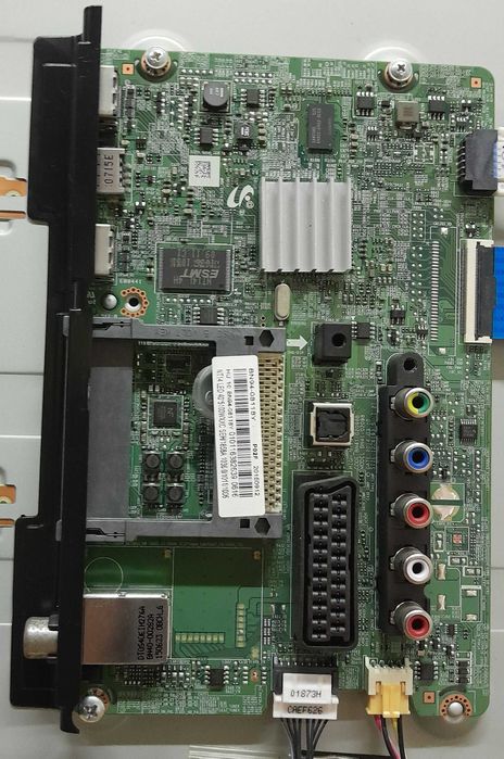 Televisão Samsung UE40J5100AW vendo as peças