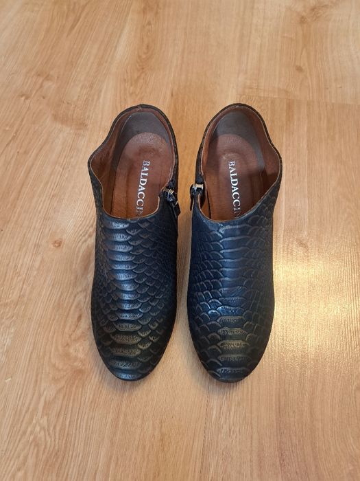Buty ze skóry ala łóska