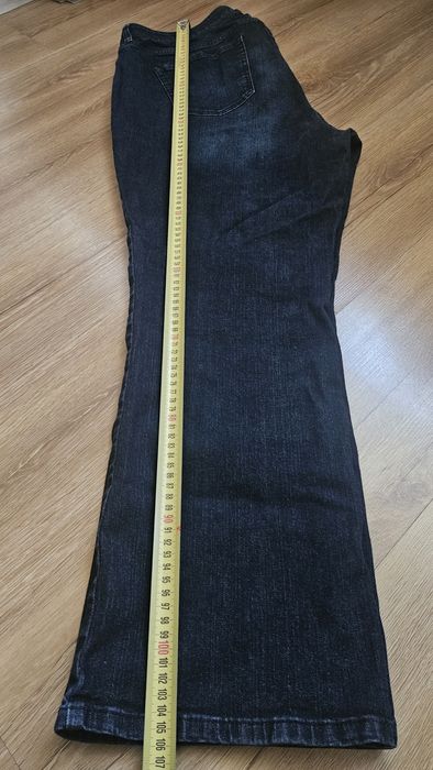 Dżinsy dzwony  granatowe 48/50