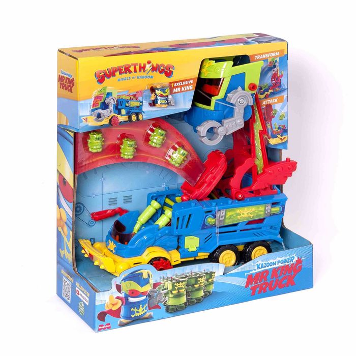SUPERTHINGS Kazoom Power Mr King Truck Ciężarówka z wyrzutnią
