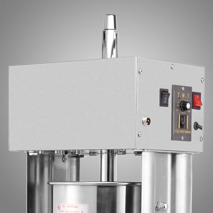 Máquina elétrica de enchidos inox 15L