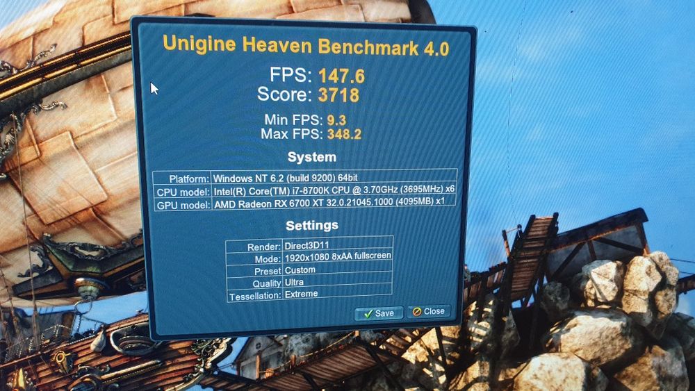 Gaming PC i7-8700K/ 16GB / M.2 500GB / 750W Gold / Win 11