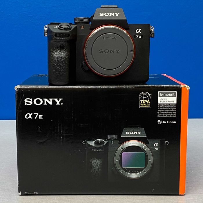 Sony Alpha A7 III (Corpo) - 24.2MP | 3 ANOS DE GARANTIA