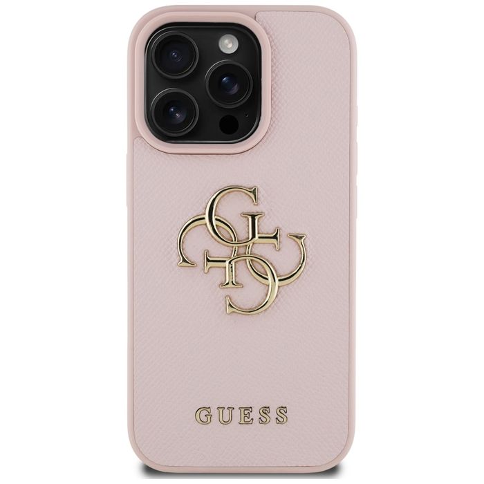 Etui Guess Grained Big 4G Logo Classic Logo do iPhone 16 Pro Max