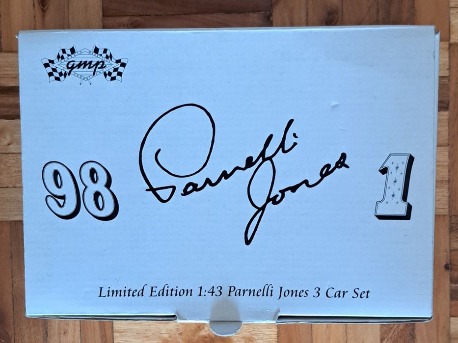 Miniatura automóvel dos carros de PARNELLI JONES - 3 Car Set - 1/43
