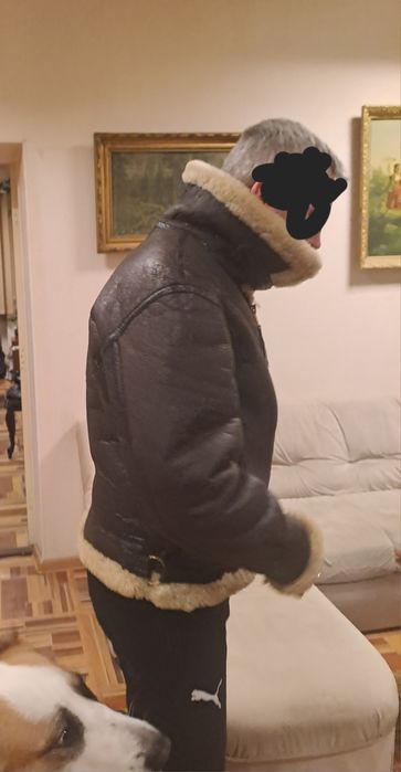 Дубленка - пилот , натуральная овчина