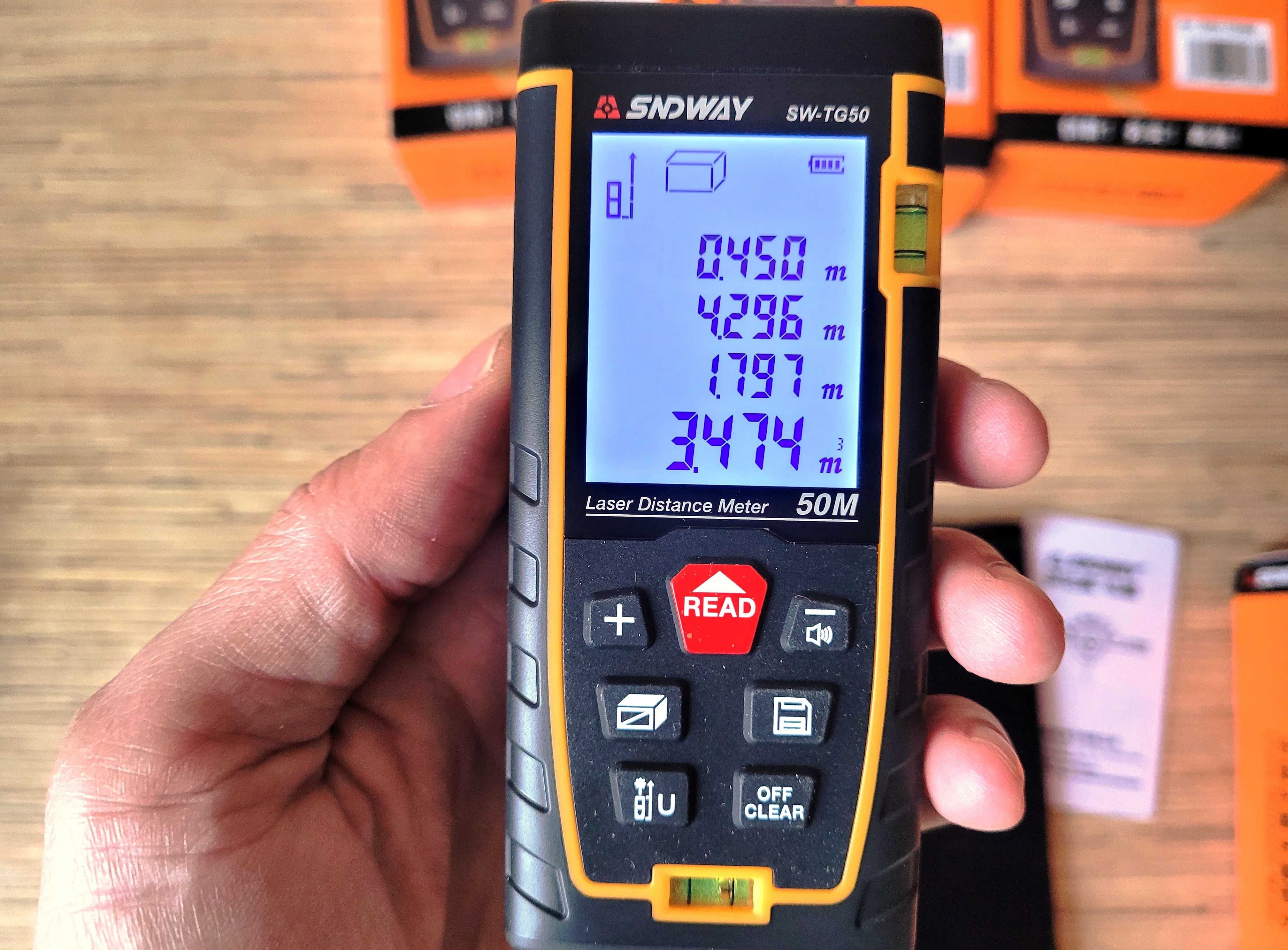 Лазерная рулетка SNDWAY SW-TG50, дальномер до 50м: 599 грн. -  Электроинструмент Харьков на Olx