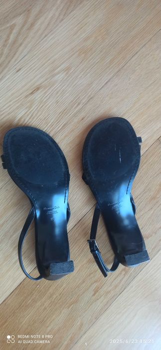 Sandálias "Massimo Dutti", pretas, n.º38