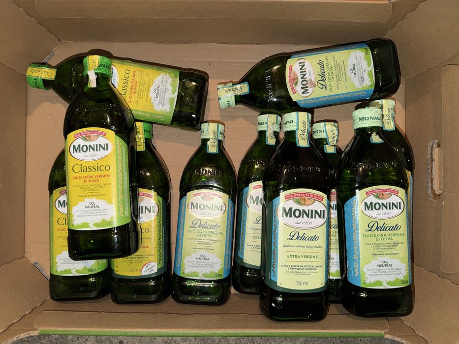 MONINI Oliwa z oliwek extra virgin classico/delicato 750ml (11 szt.)