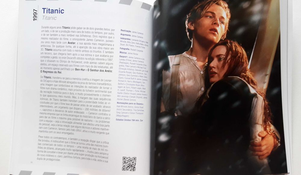 Livro "100 filmes inesquecíveis" - NOVO