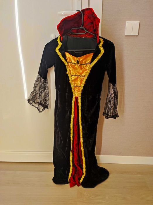 Fato de Dama Vampiresca para criança