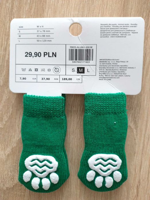 Skarpetki, skarpety dla pupila / psa świąteczne