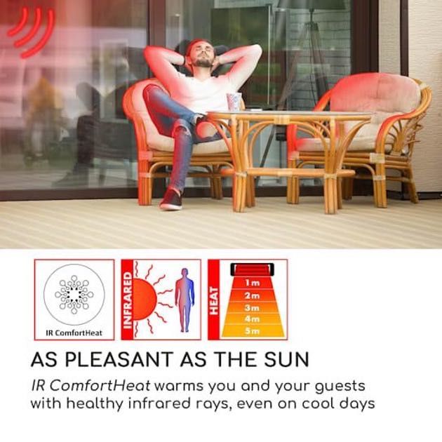 Инфракрасный обогреватель Blumfeldt Heatspot Terrace 2кВт(Бронзовый)
