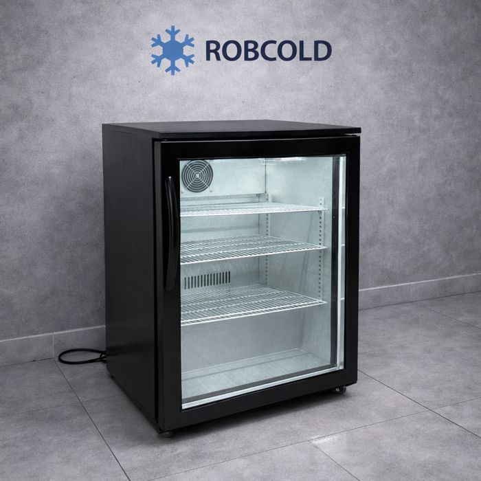 Lodówka witryna chłodziarka pod blat na blat 85 cm 136l poj.