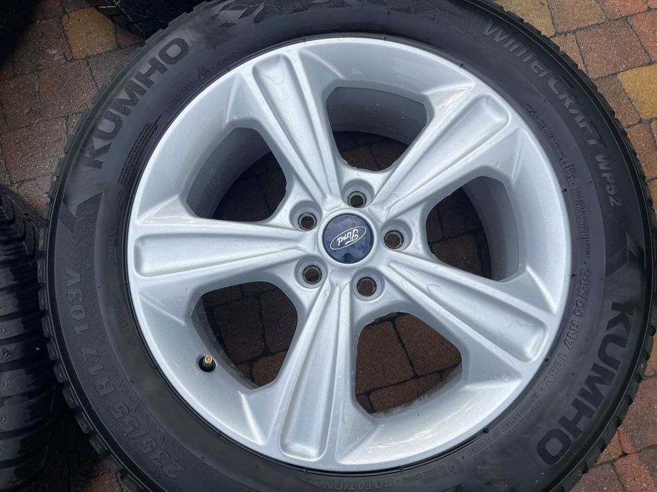 3982. Koła zimowe S-max Galaxy Kuga 5x108 oryginał 235/55/17 2022r