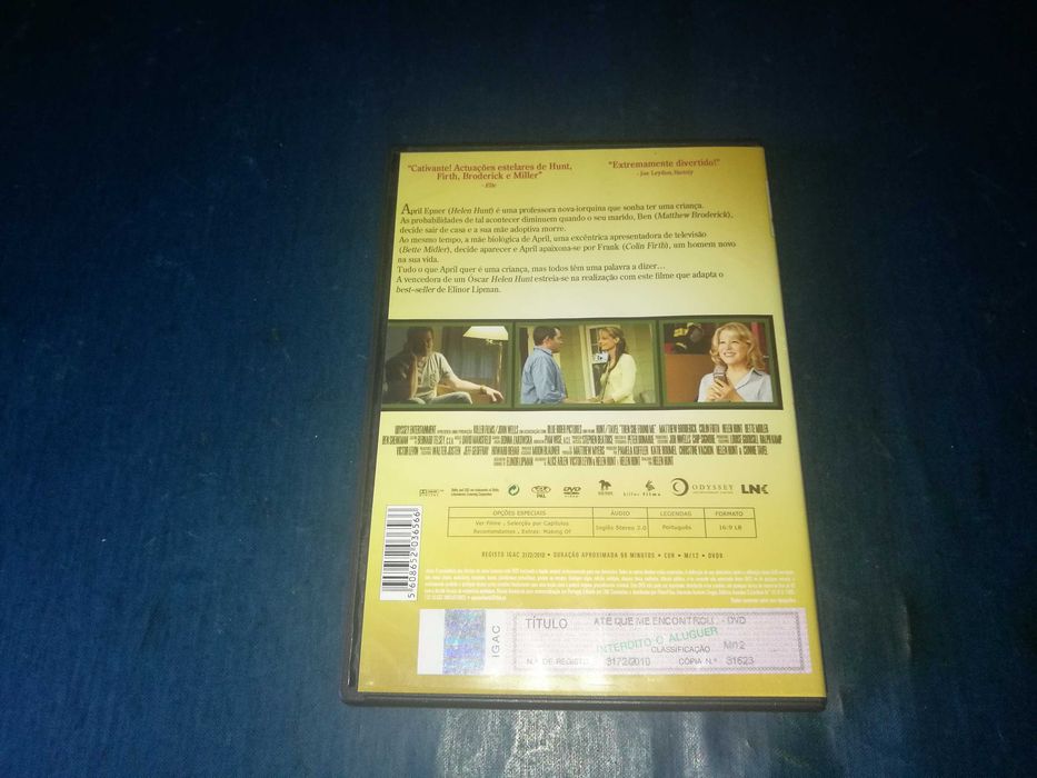 ATÉ QUE ME ENCONTROU	DVD (legendagem em Português)