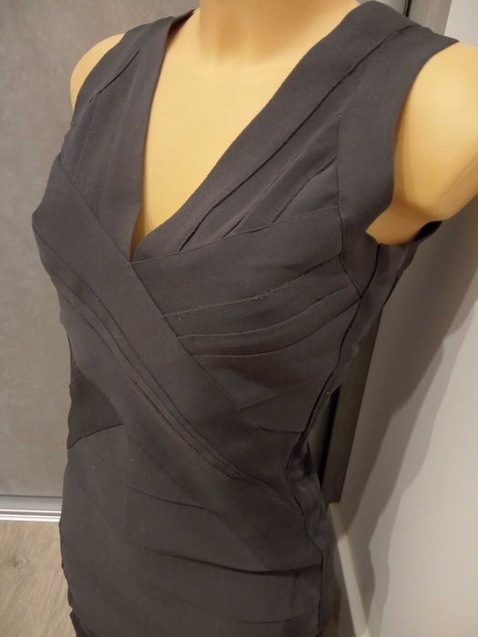 Sukienka bandażowa szara Tiffi S 36