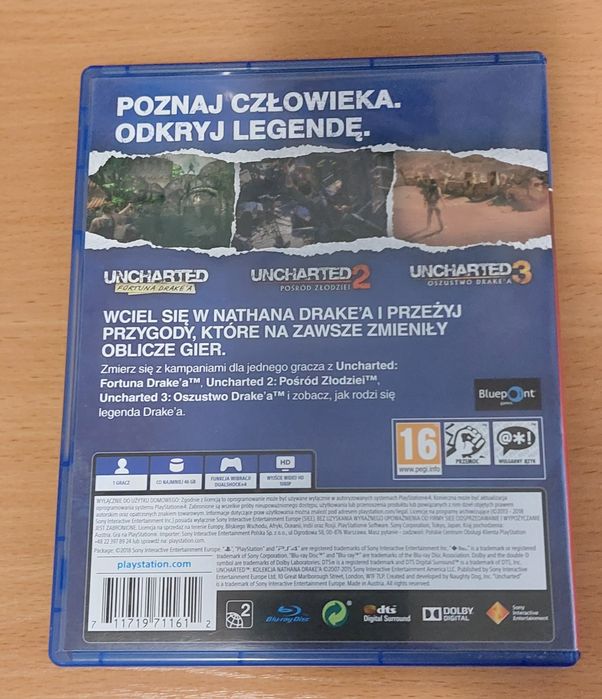 Uncharted kolekcja PS4