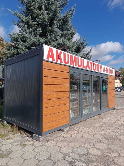 Nowoczesny pawilon handlowy 21 m² 7x3 m – praktycznie jak nowy