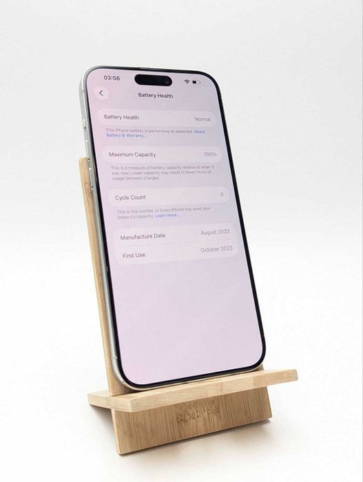 Apple iPhone 15 Pro Max 256GB Biały| eSim | bateria 100%